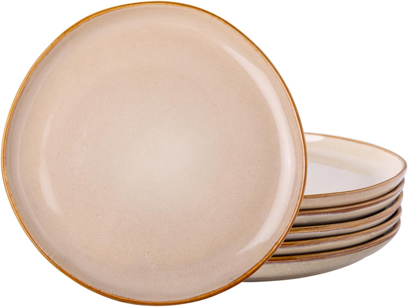 Reactive Glaze Ceramic Plates Set