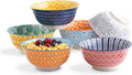 Colorful Porcelain Ice Cream Bowls Set