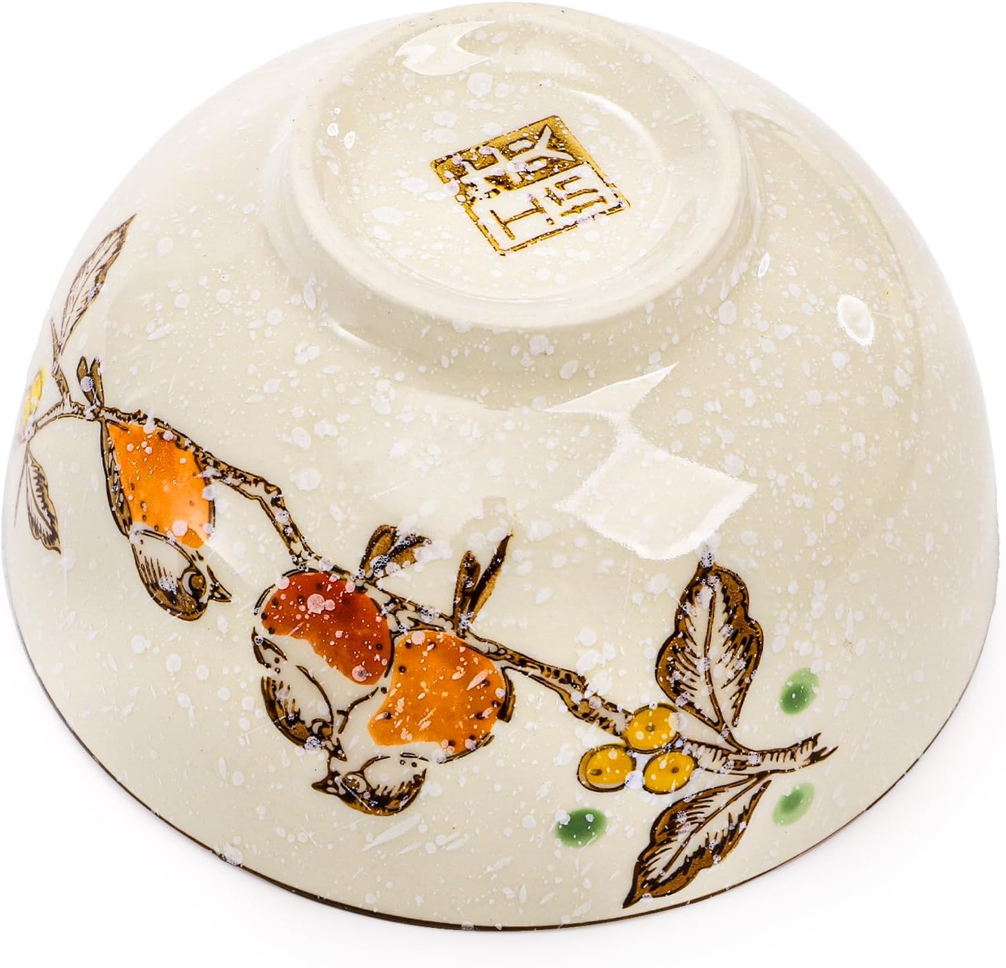 Retro Handpainted Ceramic Serving Bowls Set