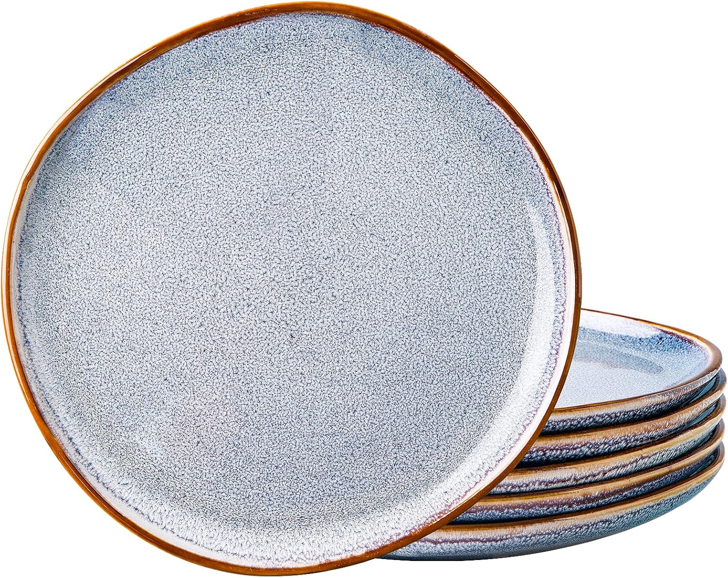 Reactive Glaze Ceramic Plates Set